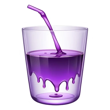 glass of lean dripping sticker