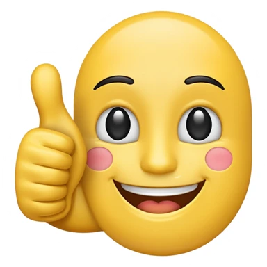 thumbs up emoji with two thumbs  sticker