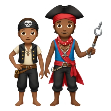 Cachorro pastor alemão usando fantasia de pirata full body sticker