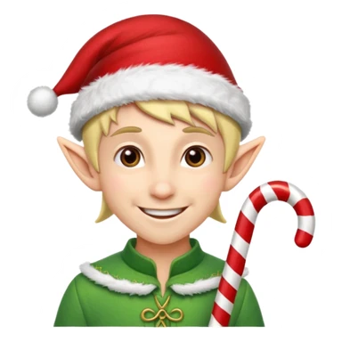 christmas heat elf sticker