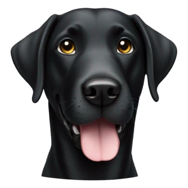 black labrador giving thumbs up sticker