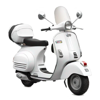 vespa white cute sticker