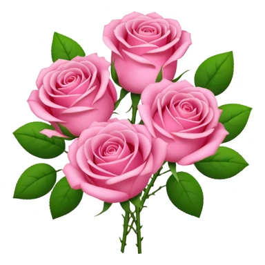 Valentines Day all pink flowers sticker