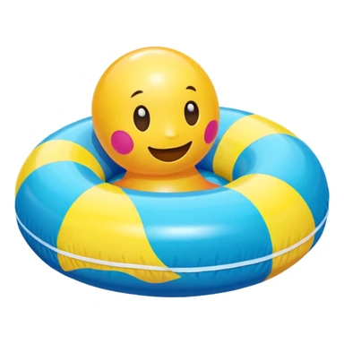 pool toy sticker