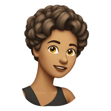 Pelirroja crespa  sticker