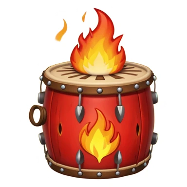 SHAMAN DRUM FIRE sticker