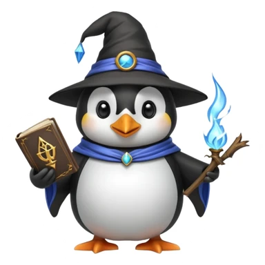 Un piguino echisero sticker