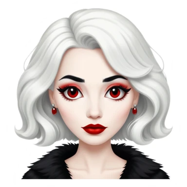 Cruella Di Vil sticker