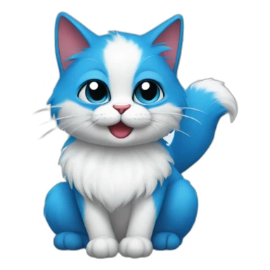 Smurfcat sticker