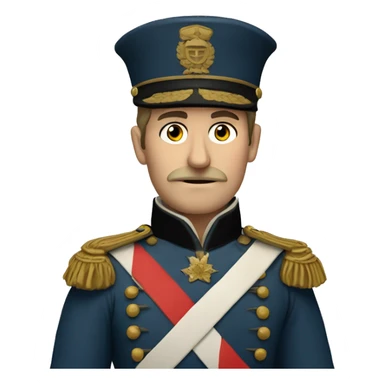 French soldier in the Crimean War sticker