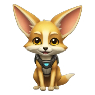 Fennec rocket League sticker