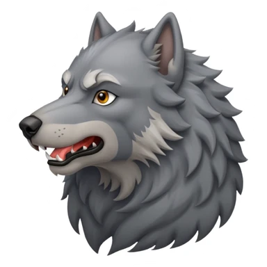 a dire wolf sticker