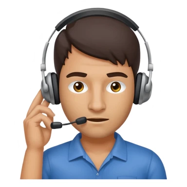 mean looking phone scammer in sketchy call center from pakistan working our of bedroom sticker