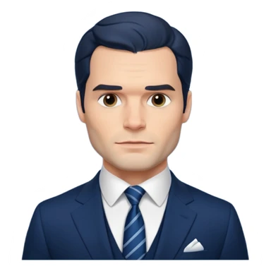 henry cavill in suit sticker