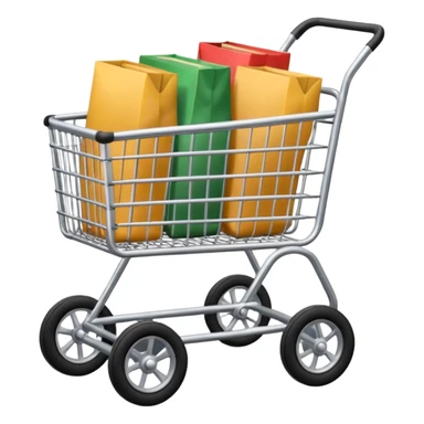 hazme un carrito de comrpas sticker