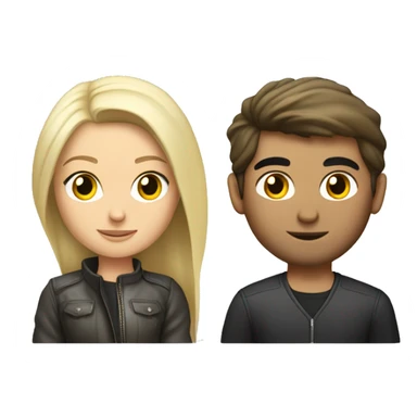 blonde girl and brunette(like kurdish guys) guy driving a Porsche 911 sticker