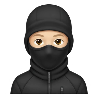 thief in a balaclava sticker