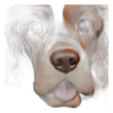 Cocker Spaniel roan orange sticker
