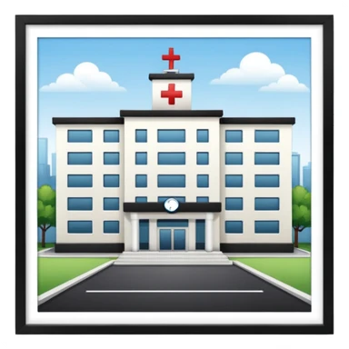 hospital sticker