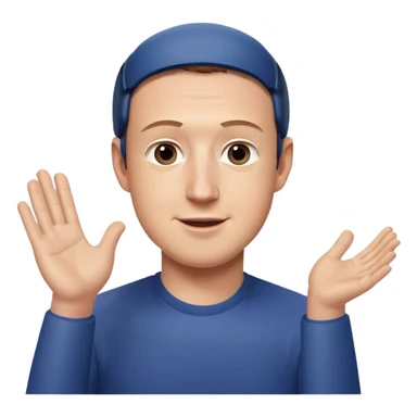 Mark Zuckerberg qui applaudit d un air mesquin  sticker