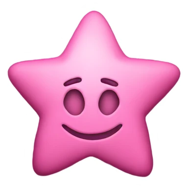 5 etoiles couleur rose sticker