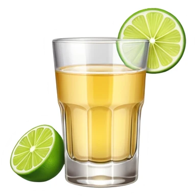 Shot of tequila sticker
