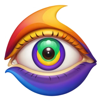  eyes spin multicolore 👁️+🌀+🟣🟢🟠🔵🔴🟡 sticker