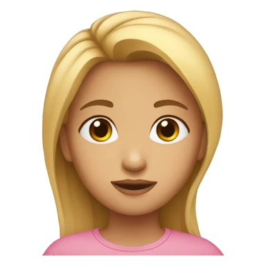 intimated girl sticker