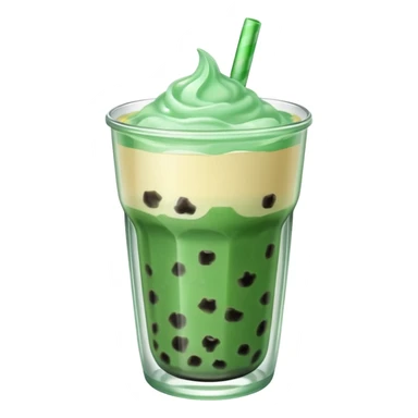 Mint  boba sticker