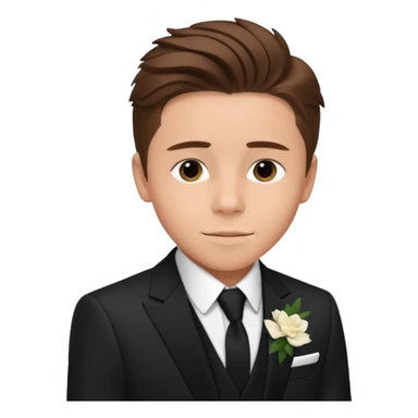 brooklyn beckham at wedding sticker