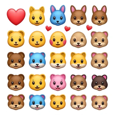 I phone aesthetic emojis sticker