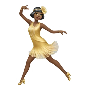 dancing flapper emoji  sticker