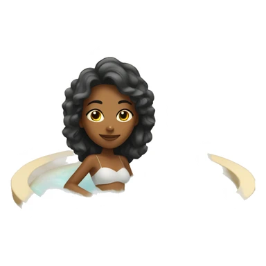 Girl relaxing in spa sticker