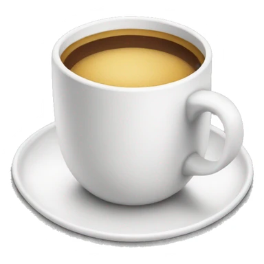 Double white cup sticker