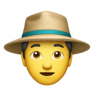 Chinese with hat sticker