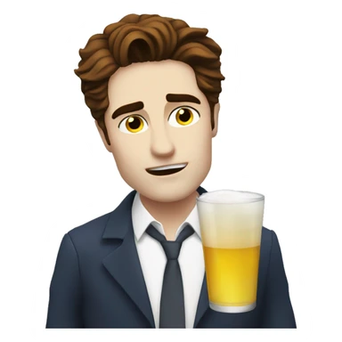 edward cullen drinking sticker