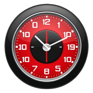 round twist timer with minute markings sticker