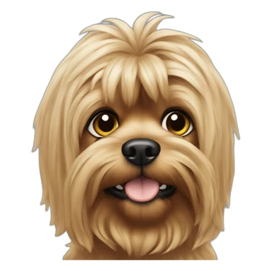 Dog Yorkshire Batman orelha em pé sticker