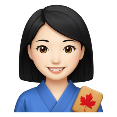 japanese woman sticker