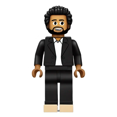 THE WEEKND lego full body sticker
