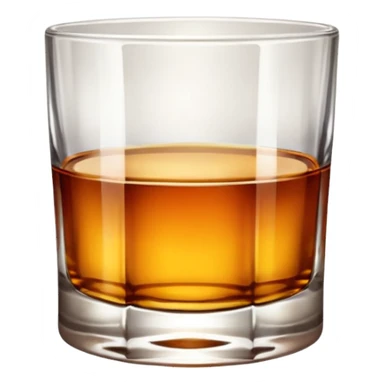 glass of whiskey, no splashes sticker