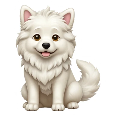 cinematic-[ram]-realistic-full-body-sitting-emoji,-tail-flicking-lazily,-head-tilted-dramatically,-curly-[white]-fur,-simplified-yet-realistic-focused-features,-highly-detailed,-glowing-with-an-almost-sarcastic-glow sticker