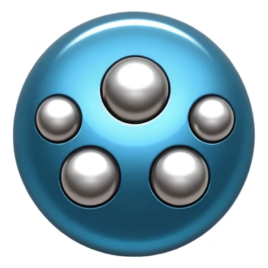 Science Lab magnet balls sticker