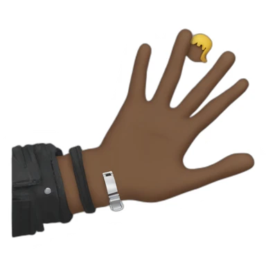 travis scott SEÑALANDO SU MANO  sticker