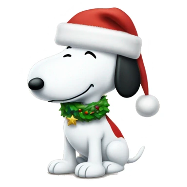 Snoopy christmas sticker