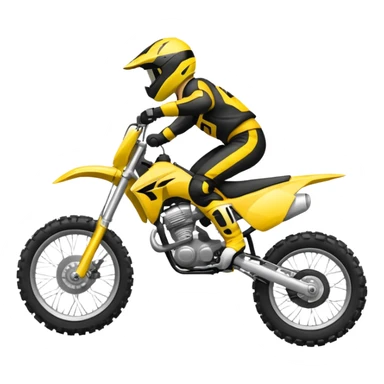 Moto crosse  roue arrière  sticker