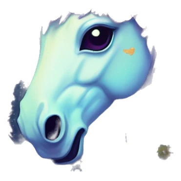 Trippy patchwork Zombie Pegasus unicorn psychedelic flowers floral groovy art neon rave raving sticker