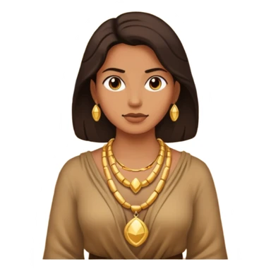 person living in desert just face, hair showing, heavy accessory sticker