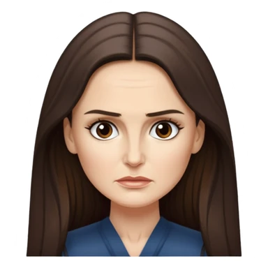 Demi Moore serious up to the waist sticker