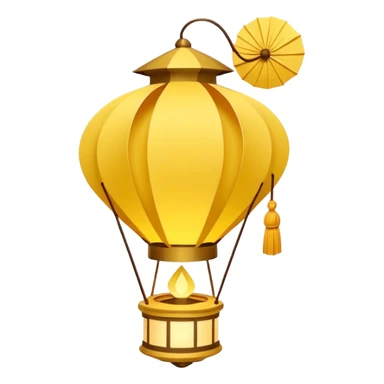 Lanterna flutuante do filme da Rapunzel, lanterna da Tailândia  sticker